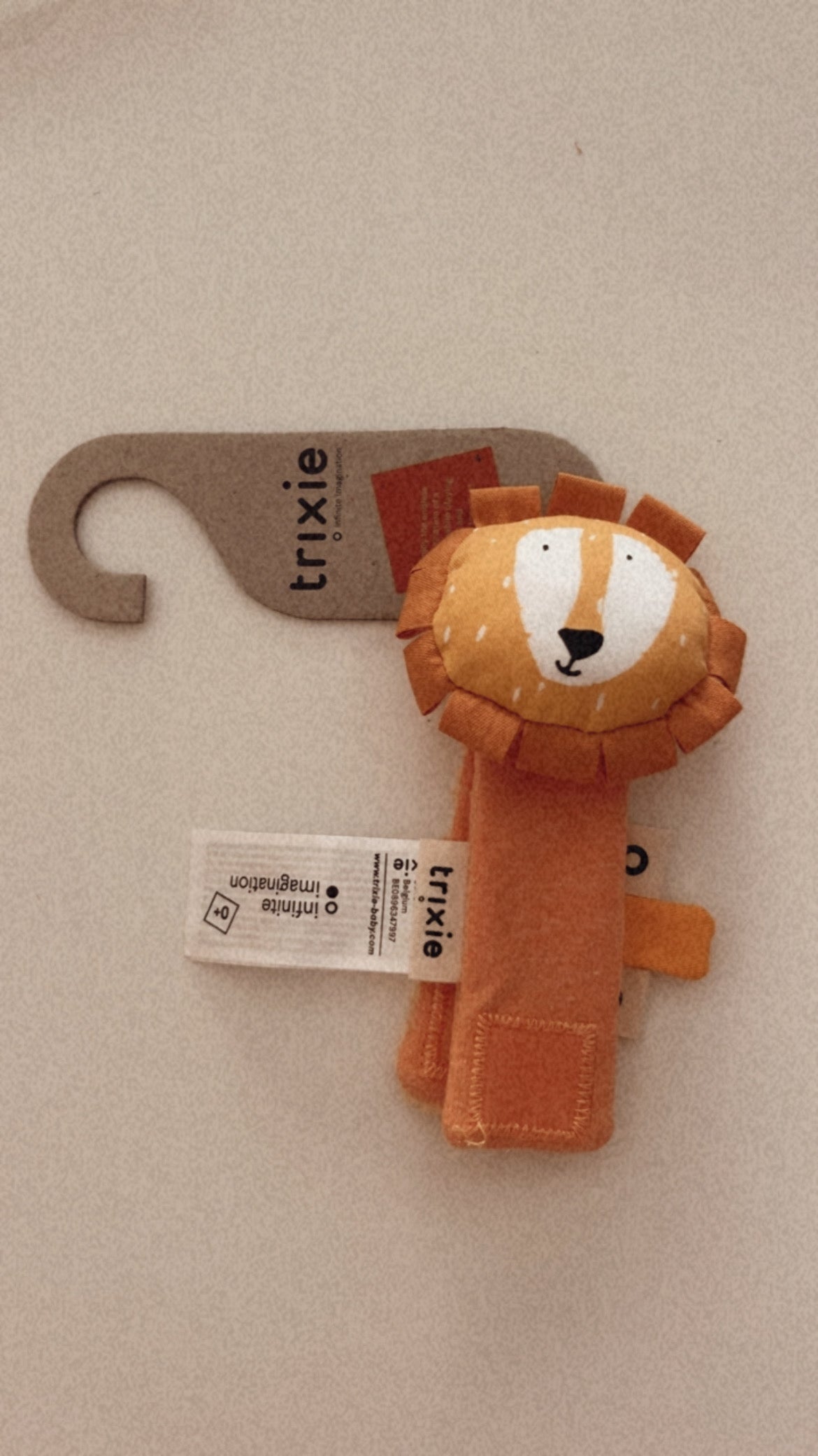 Sonajero de muñeca Lion (marca Trixie) NUEVO