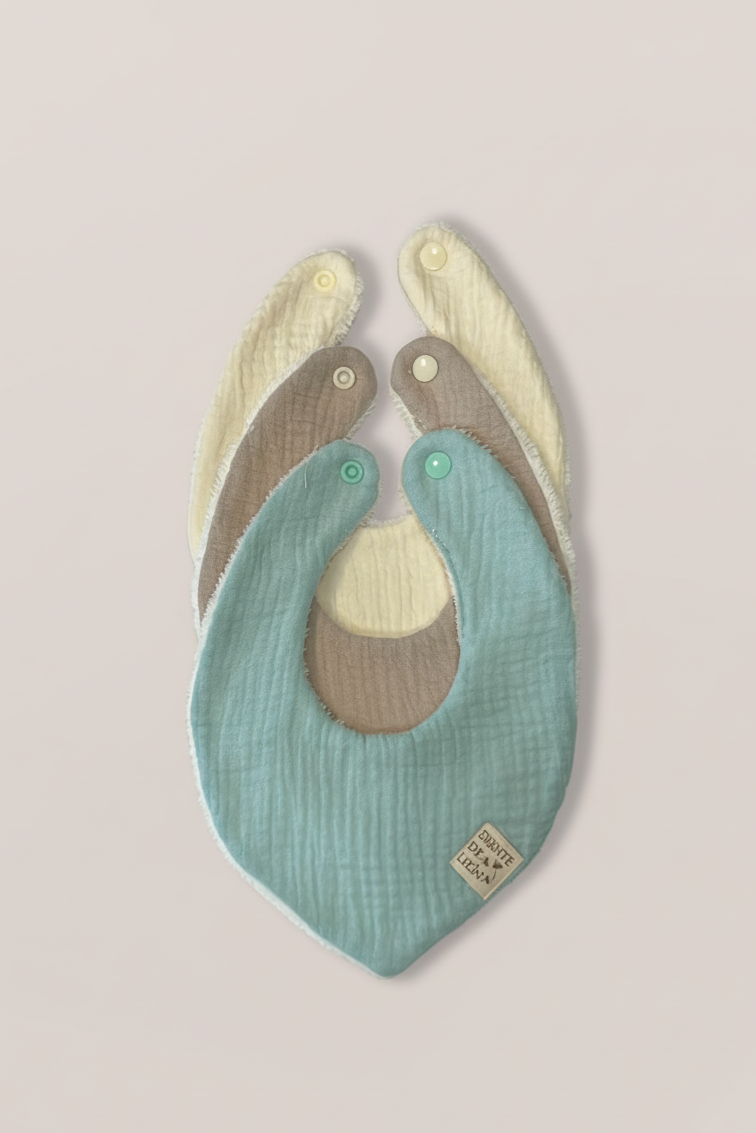 PACK BANDANA MINT + TAUPÉ + ECRU